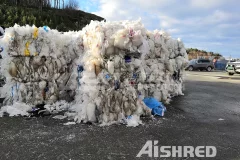 A Great Combination of Double-shaft and Single-shaft Shredder in Norway