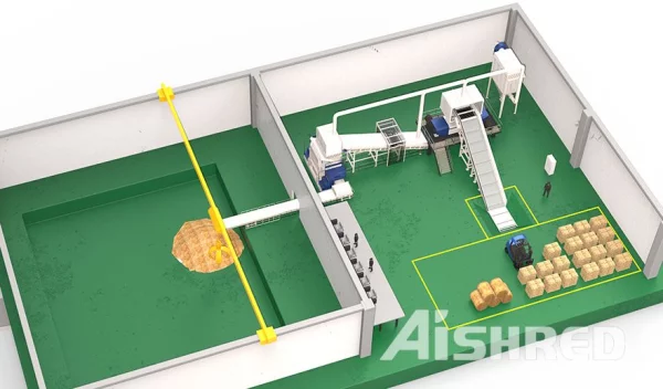 Система предварительной обработки соломы для биоэлектростанции