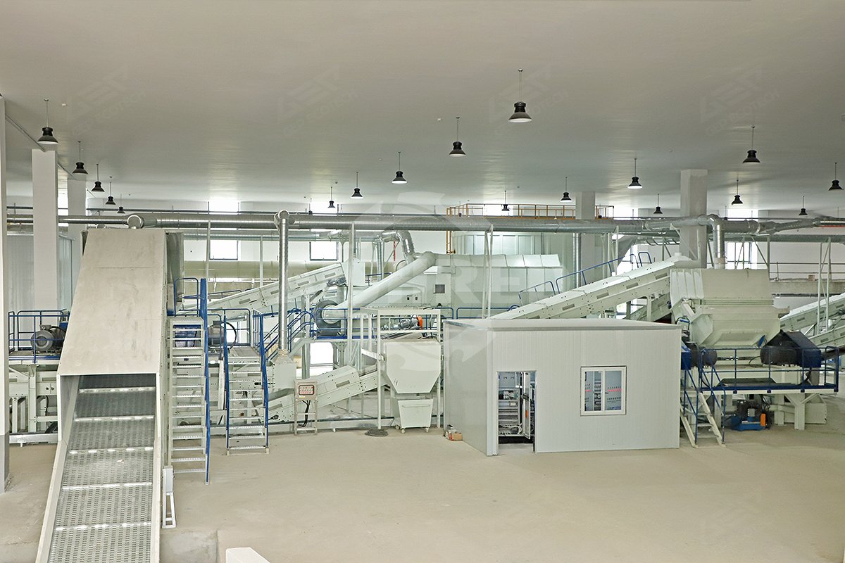 GEP ECOTECH's intelligent domestic waste shredding and sorting line