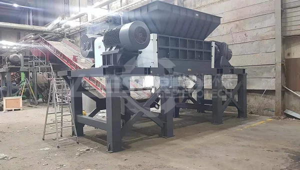 20-Ton Per Hour Paper Mill Waste Shredding Machines in Saudi Arabia