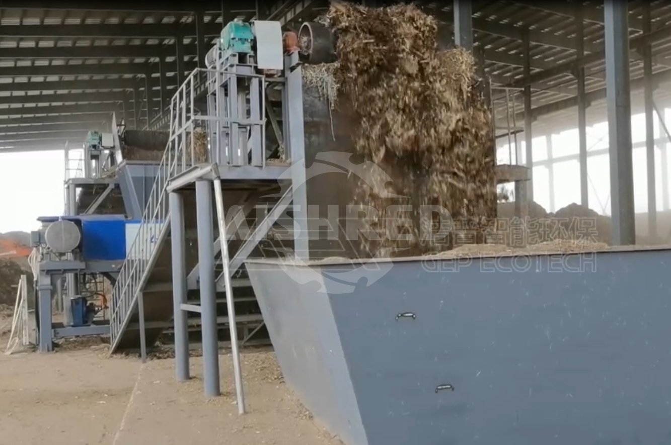 Shredder for Biomass Power Station