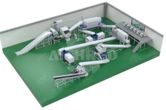 Sorting System for Municipal Solid Waste (MSW)