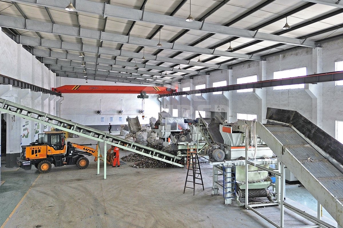 Waste Textile Shredding Line