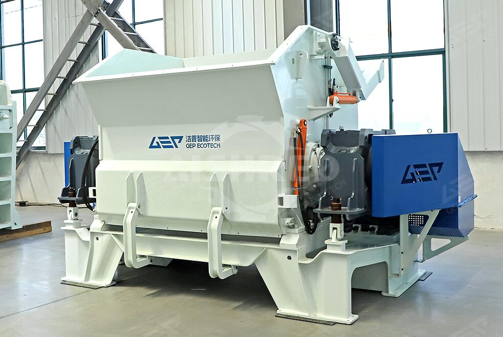 European version single shaft fine shredder