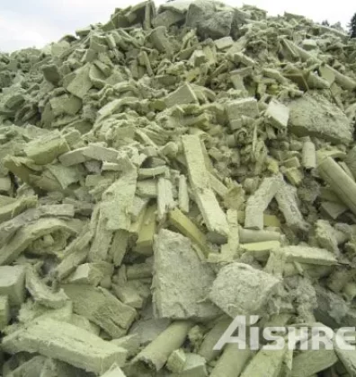 AIShred Industrial Shredders for Recycling of Waste Mineral Wool