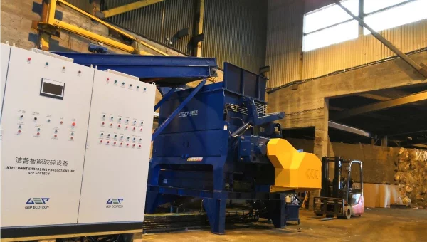 Plastic Production Waste Recycling with GEP ECOTECH Shredders