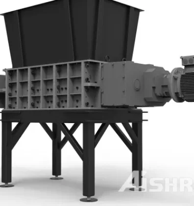 AIShred Industrial Shredder in Recycling of Fiberglass