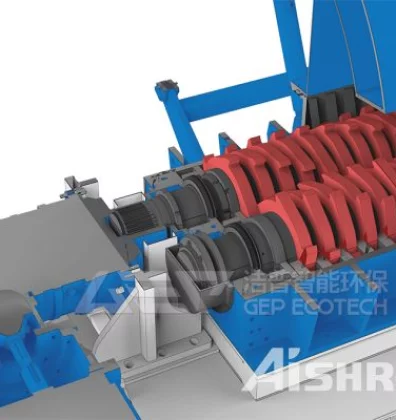 AIShred Optimized Dual-Shaft Shredder for Bulky Waste